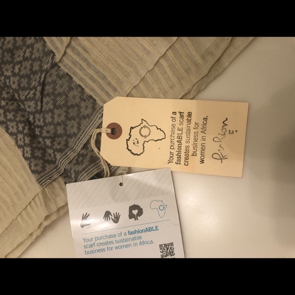 ABLE ethically made scarf NWT - Picture 3 of 4